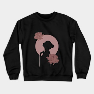 Japanese Women Art Crewneck Sweatshirt